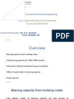 School of Civil and Environmental Engineering: Course: Advanced Geotechnical Engineering Course code:15ECVC306