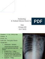 Laporan Kasus Tuberkulosis: Pembimbing: Dr. Rachmat Mulyana Memet, SP - Rad Oleh: M Imam MN 2012730059