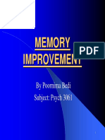 Memory IMPROVEMENT