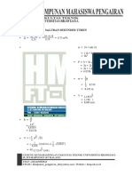 Saluran Sekunder Hydraulic Calculations