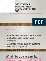 Support Systems, Institutions, and Initiatives Across The Regions