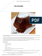 Receta de Coulant de Chocolate - Gastronomía & Cía PDF