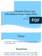 Kelakuan Dinamik Proses Yang Dikontrol Dengan Umpan Balik PDF