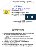 Chapter 6.1-3 Modeling Shapes With Polygonal Meshes