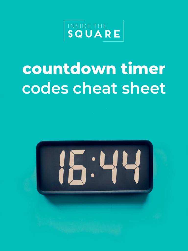 Countdown Timer Codes - Free From InsideTheSquare - Co | PDF | Business
