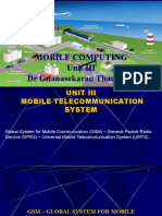 Mobile Computing Unit III DR Gnanasekaran Thangavel