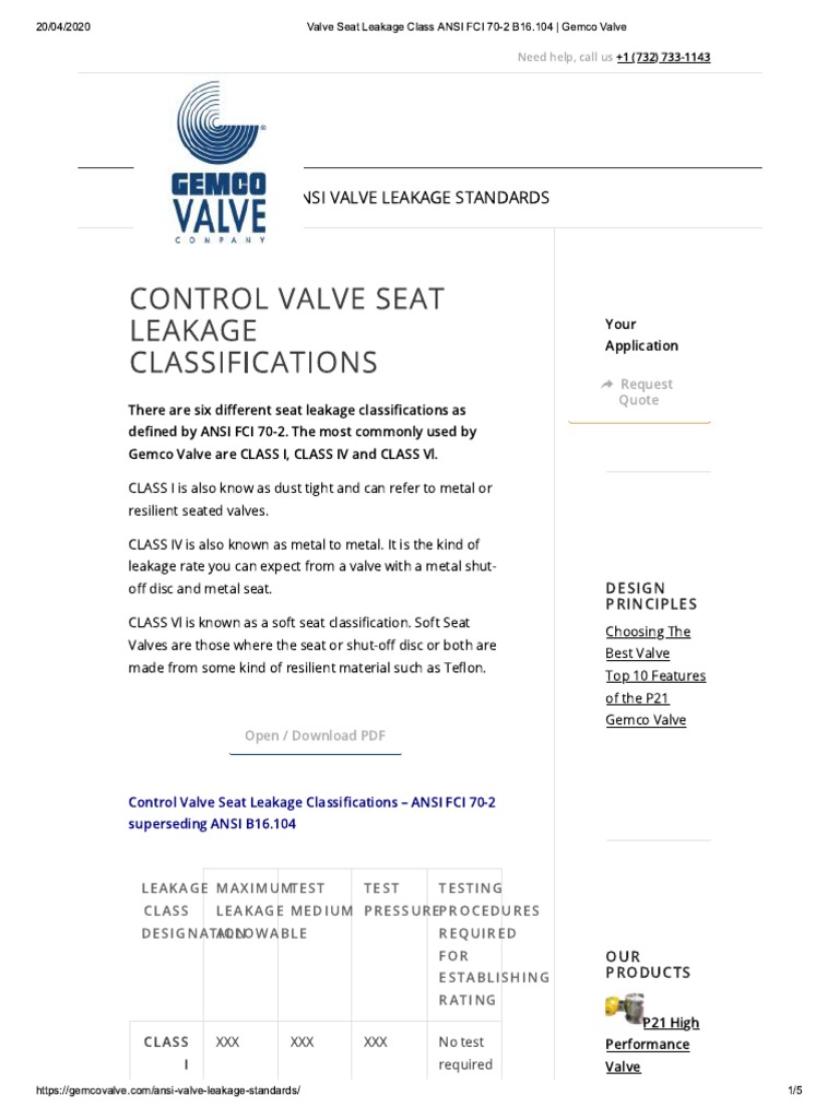 Valve Leak Testing PDF