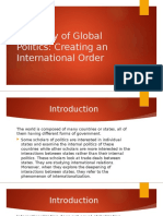 A History of Global Politics: Creating An International Order