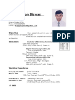 Bappy CV With Pic