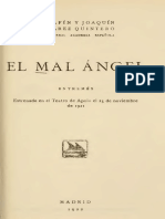 (1921) Hnos. Alvarez Quintero. El Mal Angel