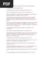 Quiz biblique : 68 questions et réponses | PDF | Évangile selon Luc | Josué