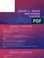 Greek and Roman Theater