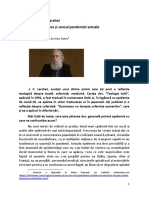 Interviu Cu Jean Claude Larchet - Originea Natura Si Sensul Pandemiei Actuale (8 Aprilie 2020) PDF