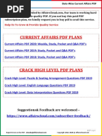 Current Affairs Q&A PDF - January 2020 by AffairsCloud | PDF ...