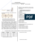 Examen final de Ciencias Naturales