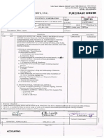 Sample of Purchase Order