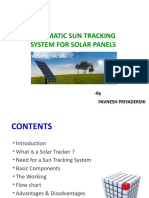 Automatic Sun Tracking System For Solar Panels: - by Pavnesh Priyadershi