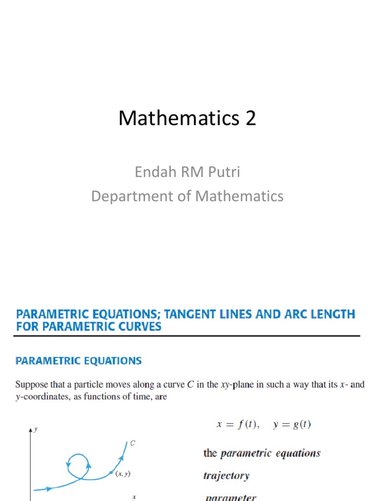 Mathematics 2 Course Overview | PDF