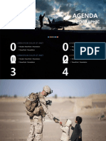 Soldier and Children Military PowerPoint Templates Standard