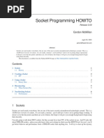 Socket Programming HOWTO