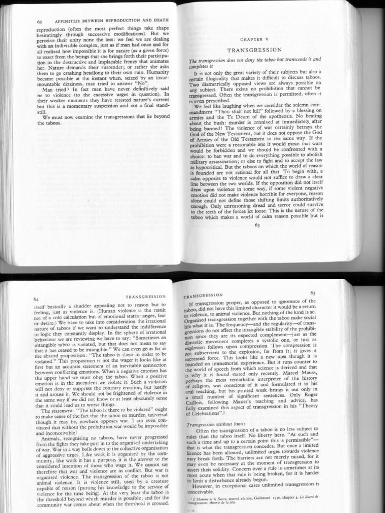 Transgression | PDF