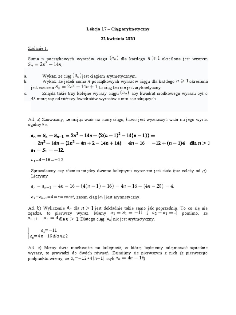 Lekcja | PDF
