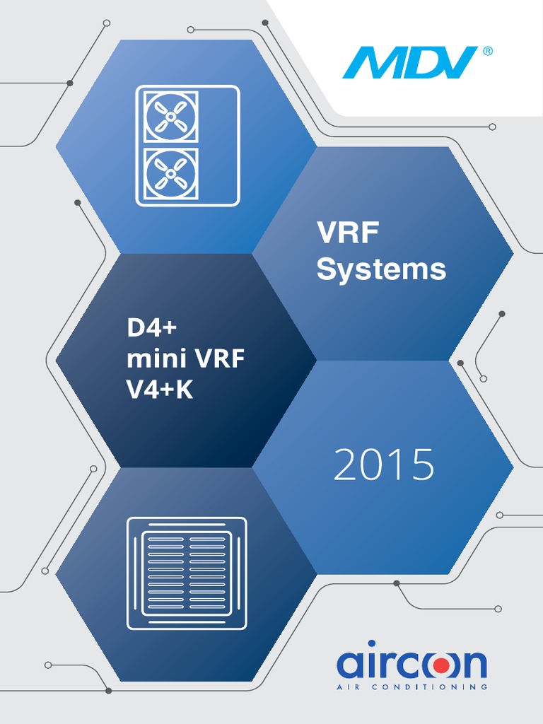 Catalogue VRF PDF | PDF | Air Conditioning | Electric Motor