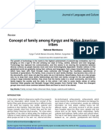 Concept of Family Among Kyrgyz and Native American Tribes