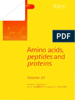 Amino Acids, Peptides and Proteins (SPR Amino Acids, Peptides, and Proteins (RSC) ) (Vol 33) PDF