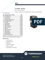 Technical Document: Automatic Oiler Installation - 230 Vac
