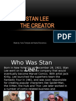 Stan Lee The Creator: Made by Yana Trompak and Nastia Rezvanova