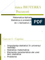 Curs 1 Statistica PDF