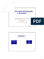 SLIDE 2 - Didática Teoria Da Instrução e Do Ensino