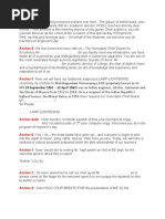 Anchoring Script For A Cultural Event | PDF | Dances