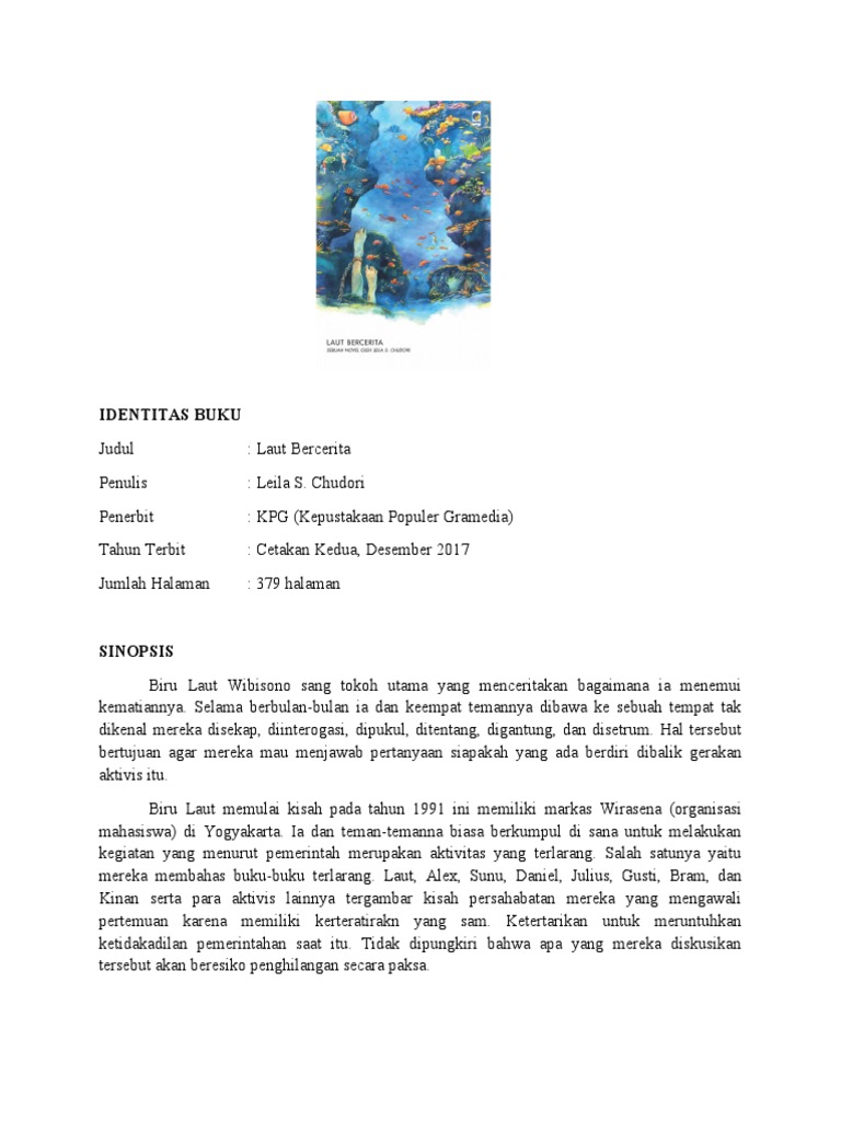 Sinopsis Laut Bercerita | PDF