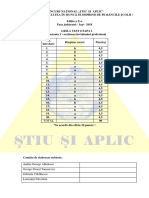 Grila Model Test Scris - Sectiunea Profesionala PDF