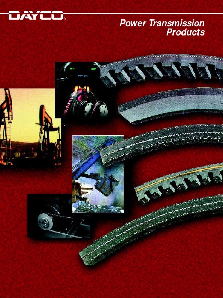 Dayco | PDF | Belt (Mechanical) | Manufactured Goods