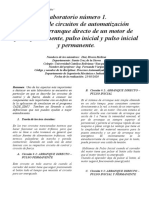 UCSP: Circuitos de automatización eléctrica para arranque de motor