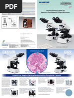 CX22LED/CX22: Discover The New CX22 Series and Experience A New Standard in Biological Microscopes