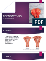 Adenomyosis: Student Presentation