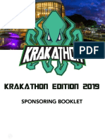 Krakathon 2019 Sponsorship Booklet