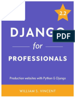 William S Vincent Django For Professionals Production Websites With Python Amp Django 2019