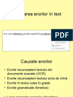 Corectarea Erorilor În Text