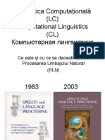 Lingvistica Computationala