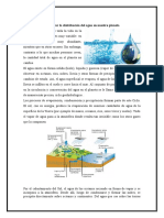 Distribucion de Agua en El Planeta