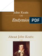 John Keats' Endymion - The Poet's Retelling of the Greek Myth of Diana and Endymion