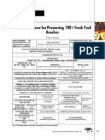 Balance de Masa para El Procesamiento de 100 T RFF PDF