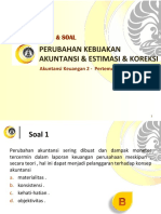 SOAL AK2 Pertemuan 14 Perubahan Kebijakan Akuntansi PDF
