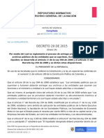 Decreto 029 de 2015