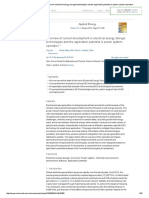 Overview of Current Development in Electrical Energy Storage Technologies and The Application Potential in Power System Operation PDF